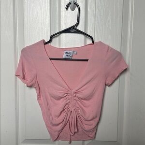 Princess Polly Light Pink Crop Top